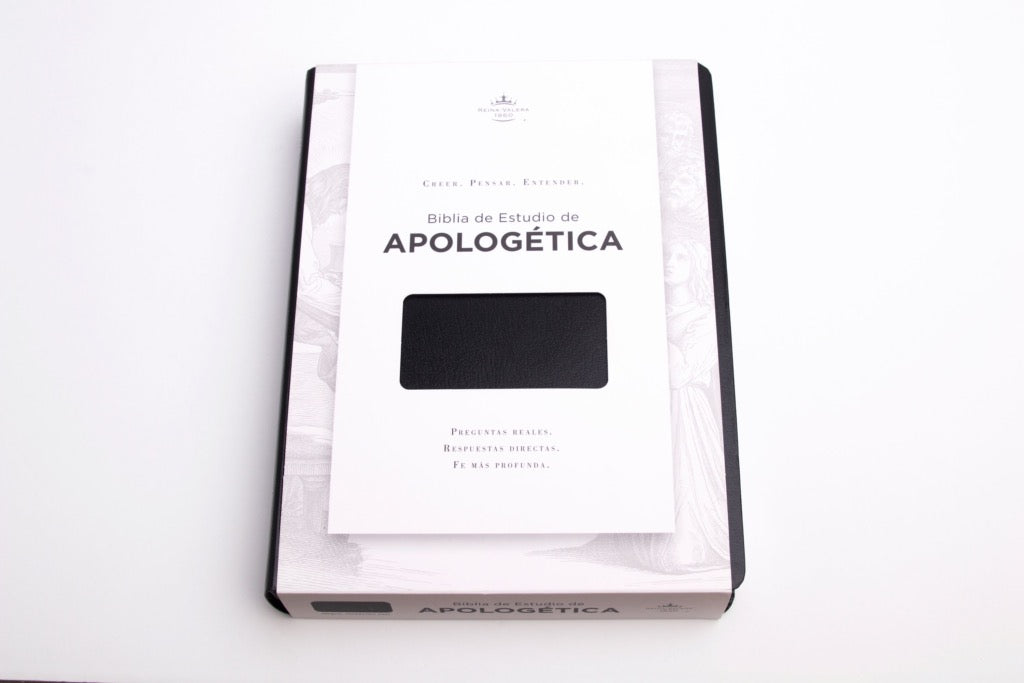 Biblia RVR 1960 de Estudio de Apologética Negro Tapa Dura
